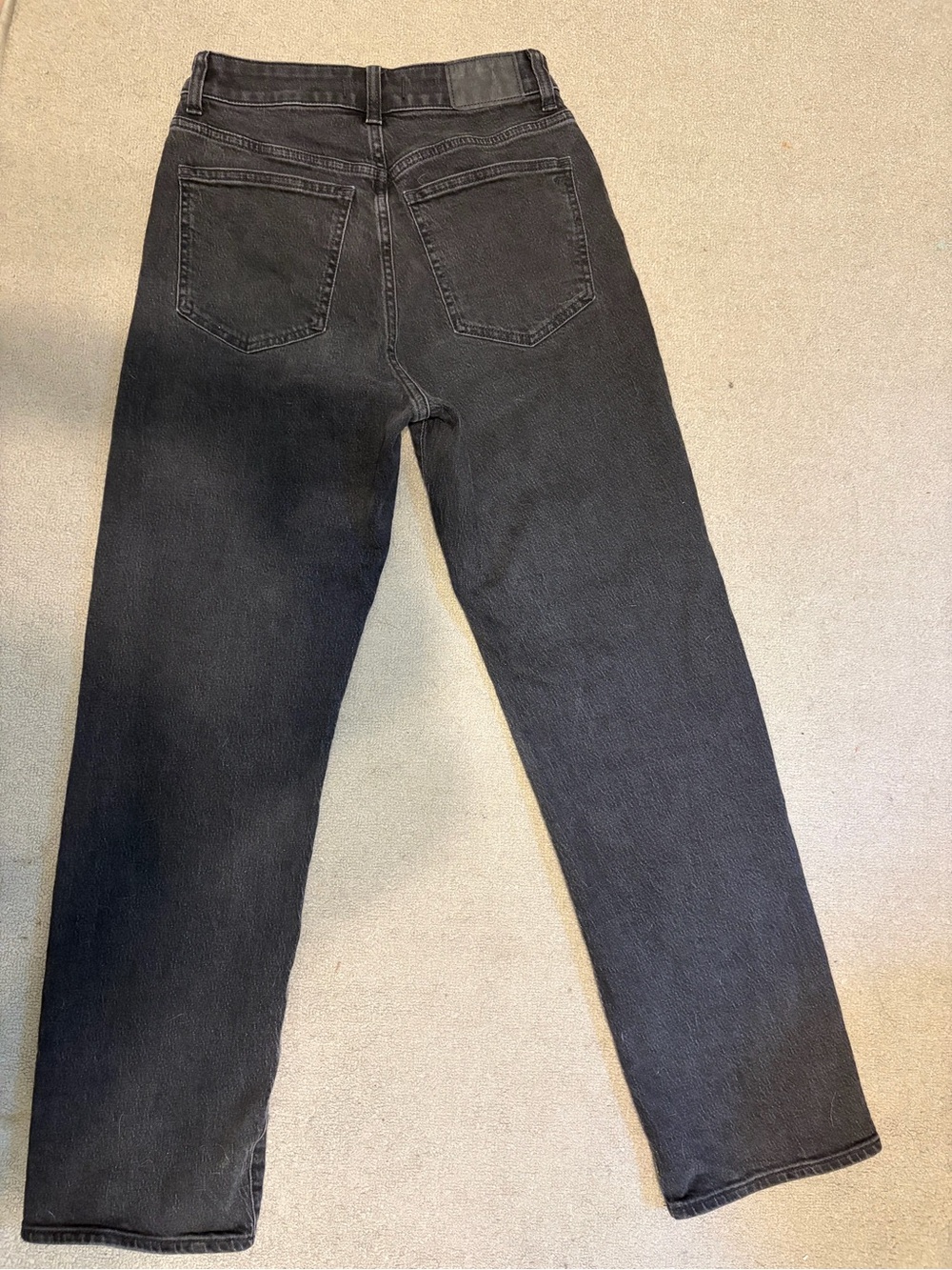 Madewell Women’s Black Curvy 90’s Straight Jeans - Picture 3 of 6